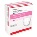 Curity™ Disposable Daytime / Overnight Girls Training Pants, Pull On with Tear Away Seams, Little Monsters Print, Heavy Absorbency