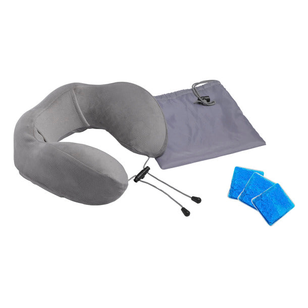 Comfort Touch™ Neck Support Pillow - Includes 3 re-usable gel packs and travel bag