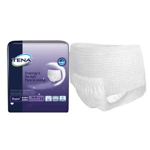 TENA® ProSkin™ Overnight Super Unisex Disposable Absorbent Underwear, Pull On with Tear Away Seams, Heavy Absorbency