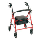 Steel Rollator with 6” Wheels, Knockdown Weight Capacity 350 lbs.