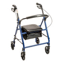 Steel Rollator with 6” Wheels, Knockdown Weight Capacity 350 lbs.
