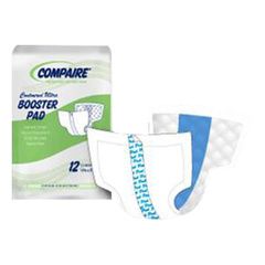 Absorbent Products Compaire™ Contoured Ultra Booster Pads, 13" x 24"