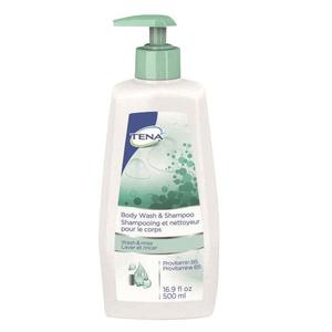 TENA® Shampoo and Body Wash, Scented, 16.9 oz. Pump Bottle