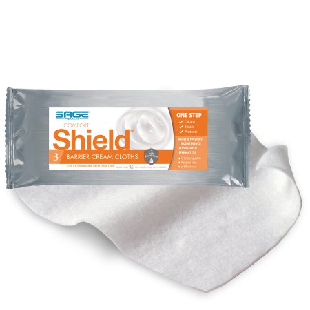 Comfort Shield Unscented Incontinent Care Wipe by Sage