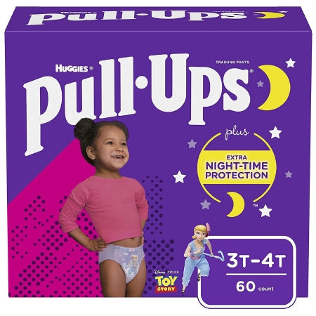 Pull-Ups® Night-Time® Female Disposable Overnight Toddler Training Pants, 3T to 4T, Disney Print