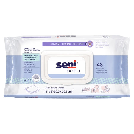 Seni® Care Rinse-Free Bath Wipe