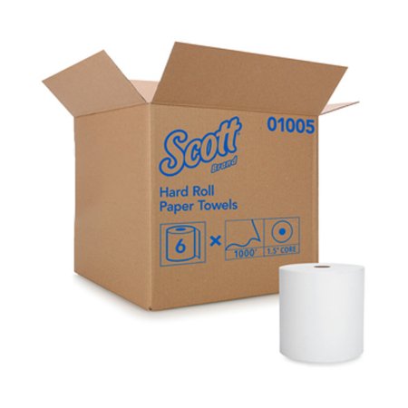 Scott 1-Ply Paper Towel Hardwound Roll by Kimberly Clark