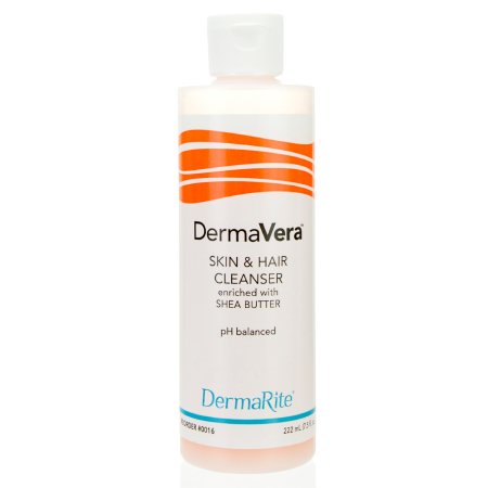 Shampoo and Body Wash DermaVera® 7.5 oz. Flip Top Bottle Scented