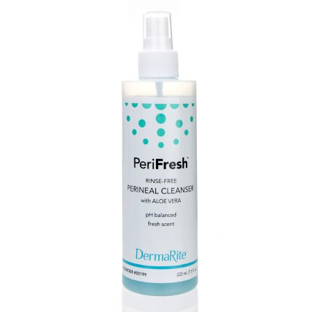PeriFresh® Rinse-Free Perineal Wash, Scented, Aloe, Liquid 7.5 oz. Pump Bottle