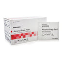 McKesson Alcohol Prep Pad, 2-Ply, 70% Strength Isopropyl Alcohol, Individual Packet