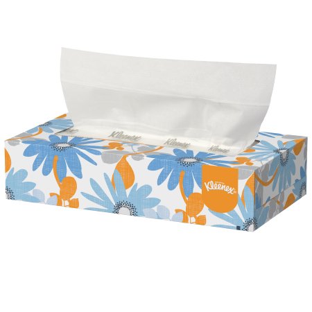 Kleenex® Facial Tissue White 8-1/5 X 8-2/5 Inch