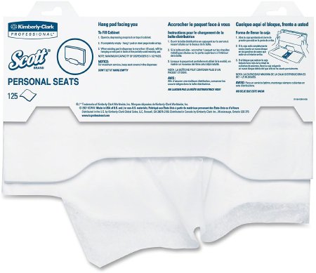 07410 Scott Personal Seats Toilet Seat Cover by Kimberly-Clark