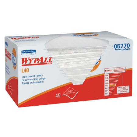 WypAll L40 Hygienic Towel Light Duty, NonSterile by Kimberly Clark