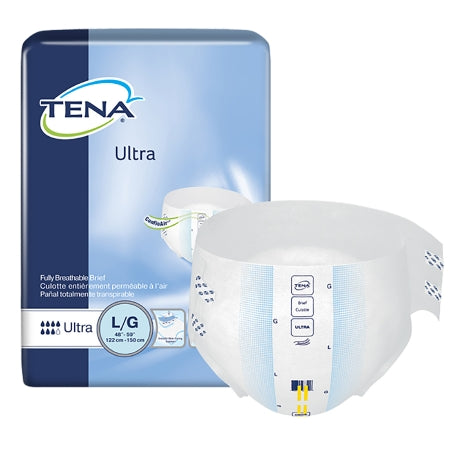 TENA® Ultra Unisex Disposable Breathable Incontinence Brief, Moderate Absorbency