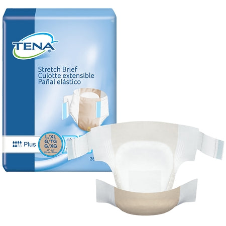 TENA® Stretch™ Plus Unisex Disposable Incontinence Brief :