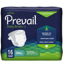 Prevail Unisex Disposable Incontinence Brief, Mat Body Shape, Heavy Absorbency