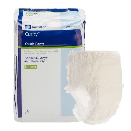 Curity™ Unisex Disposable Overnight Pull On Absorbent Underwear, Heavy Absorbency