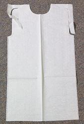 Bib Tidi® Tie Closure Disposable Poly / Tissue