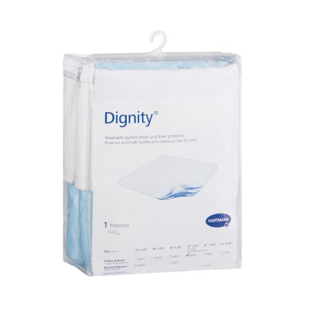 Dignity® Washable Protectors Reusable Quilted Cotton Underpad with Tuckable Flaps, 35 X 35 Inch, Moderate Absorbency