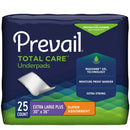Underpad Prevail® Total Care™ 30 X 36 Inch Disposable Polymer Heavy Absorbency