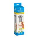 AquaSense® Knurled Chrome Grab Bar with Rotating Flange, 16 inches