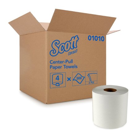 Scott 2-Ply Paper Towel Perforated Center Pull Roll by Kimberly Clark