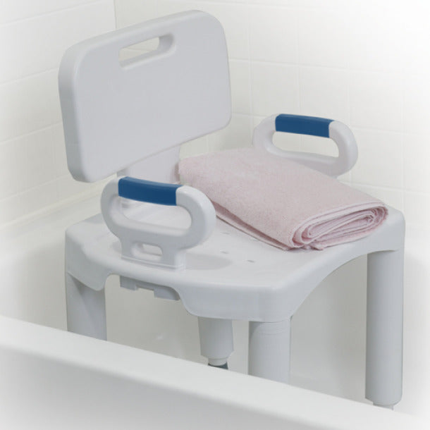 Drive Premium Series Shower Chair with Back and Arms 1 EA