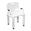 Drive Premium Series Shower Chair with Back and Arms 4/CASE