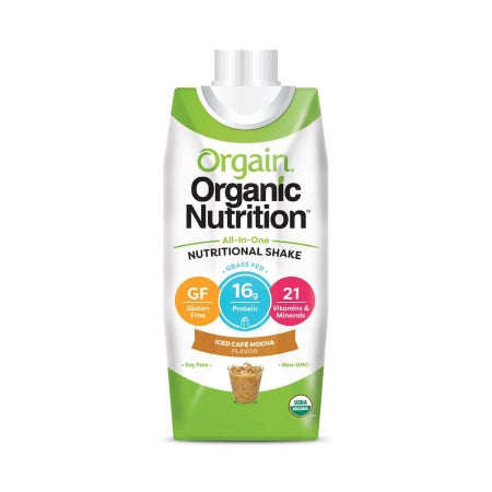 Orgain®Organic Nutritional Shake Oral Supplement, Ready to Use 11 oz. Carton