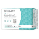 Unisex Adult Incontinence Brief Tranquility® Essential Disposable Moderate Absorbency Pull On with Tear Away Seams