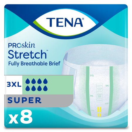 TENA ProSkin Stretch Super Adult Unisex Disposable Incontinent Brief