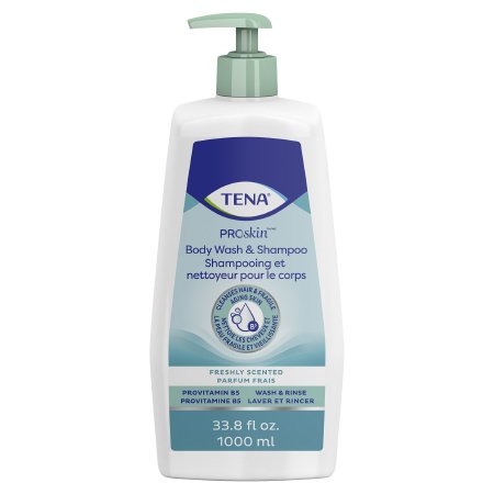 Shampoo and Body Wash TENA® ProSkin™ 33.8 oz. Pump Bottle Unscented