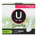 U by Kotex® Security Feminine Pad Maxi Super Absorbency (03906)