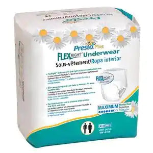 Presto™ Supreme FlexRight™ Protective Underwear, Extended Absorbency, Large (44" to 58")