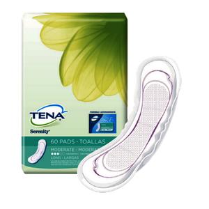 TENA® Intimates™ Moderate Long Female Disposable Bladder Control Pad, 12 Inch Long Length, Moderate Absorbency