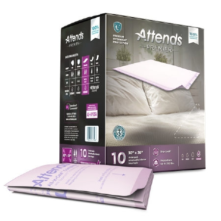 Attends® Premier Low Air Loss Positioning Underpad, 30 X 36 Inch, Heavy Absorbency