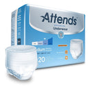 Attends® Advanced Unisex Disposable Absorbent Underwear, Pull On with Tear Away Seams, Heavy Absorbency