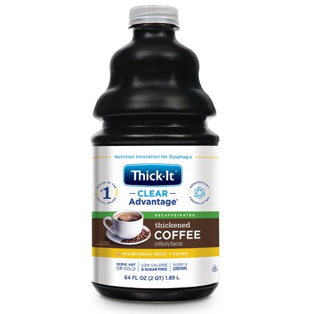 Thick-It® AquaCareH2O® Thickened Decaffeinated Beverage, Coffee Flavor, Ready to Use 64 oz. Bottle, Honey Consistency