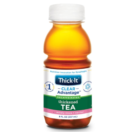 Thick-It® Clear Advantage® Thickened Decaffeinated Beverage, Tea Flavor, Ready To Use 8 oz. Bottle, Nectar Consistency