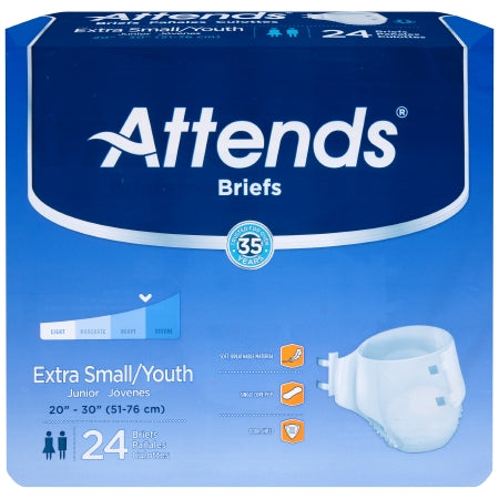 Attends® Unisex Disposable Incontinence Brief, Heavy Absorbency