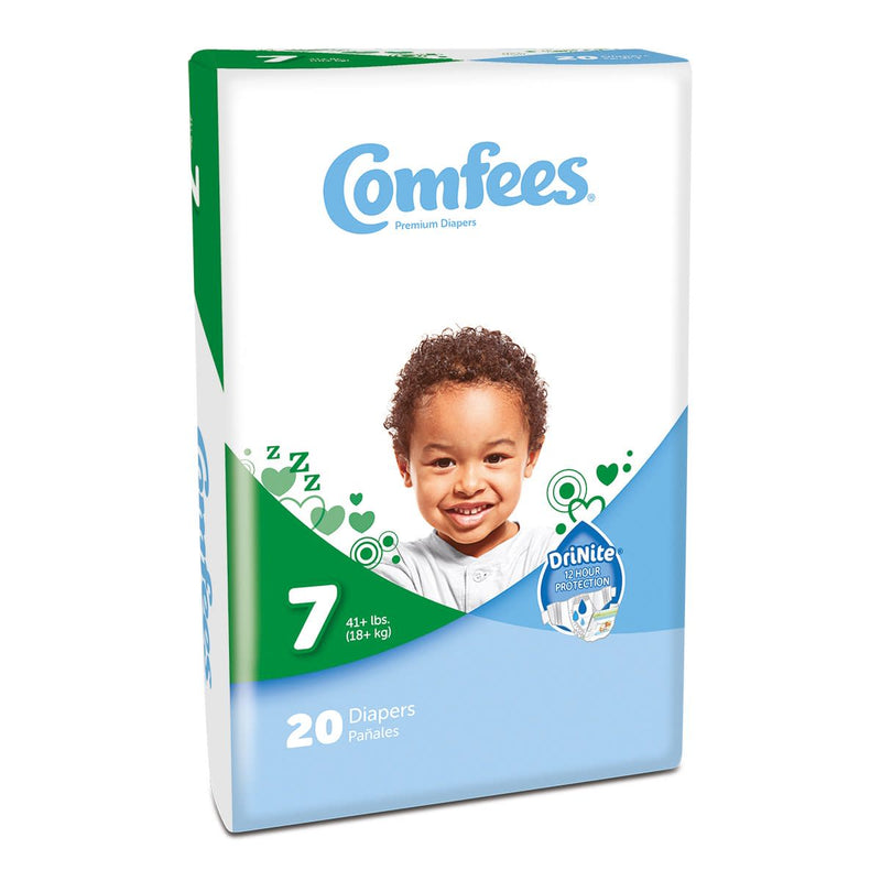 Comfees® Unisex Disposable Diaper, Moderate Absorbency