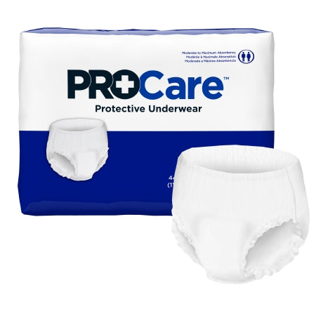 Procare™ Unisex Disposable Breathable Absorbent Underwear, Moderate Absorbency