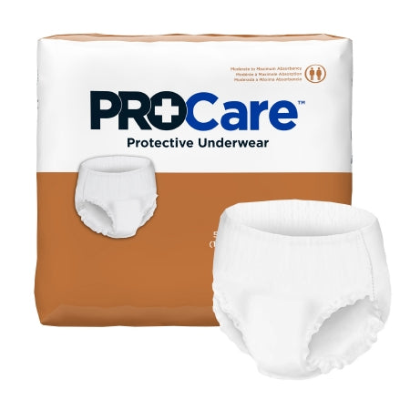 Procare™ Unisex Disposable Breathable Absorbent Underwear, Moderate Absorbency