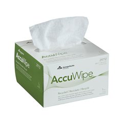 Delicate Task Wipe AccuWipe® Recycled Light Duty White NonSterile 1 Ply Tissue 4-1/2 X 8-1/4 Inch Disposable