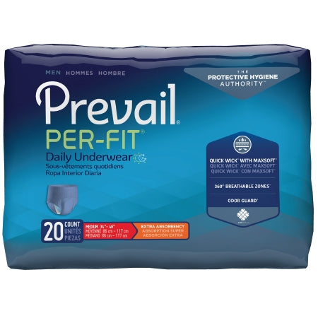 Prevail® Per-Fit® Men Disposable Absorbent Underwear, 