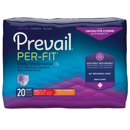 Prevail® Per-Fit® Women Disposable Contoured Absorbent Underwear