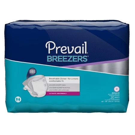 Prevail® Breezers® Unisex Disposable Incontinence Brief, Heavy Absorbency