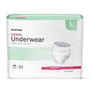McKesson Unisex Disposable Pull On Absorbent Underwear, Moderate Absorbency