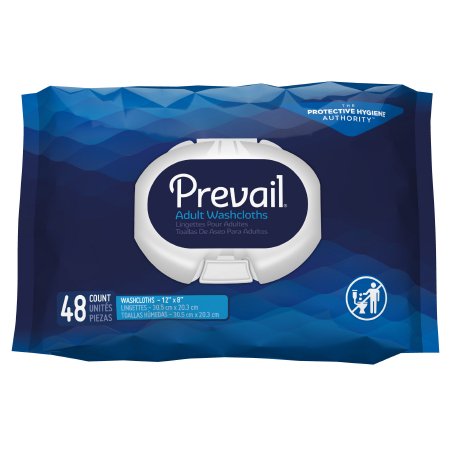 Prevail® Disposable Adult Washcloth- Twin Lights Medical