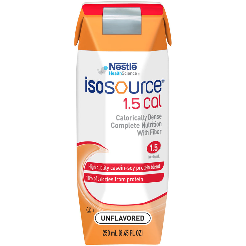 Isosource® 1.5 Cal Tube Feeding Formula, Unflavored, 8.45 oz. Carton Ready to Use